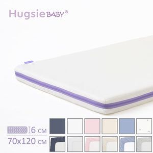 HugsieBABY透氣水洗嬰兒床墊(含嬰兒床單) 70×120cm
