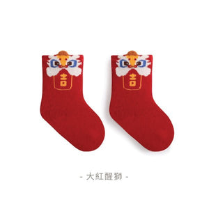 寶寶中筒新年襪 M (適用於12 - 18月) - WecareU Shop