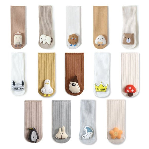 M卡通點膠防滑寶寶襪 (適用於9 - 18月) - WecareU Shop