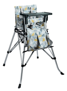 One2Stay戶內外兩用摺疊高腳餐椅/One2Stay 2ways Portable Highchair feather blue, One2Stay香港澳門總代理,camping highchair,露營BB餐椅