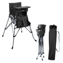 One2Stay戶內外兩用摺疊高腳餐椅/One2Stay 2ways Portable Highchair Black ;One2Stay香港澳門總代理,camping highchair,露營BB餐椅